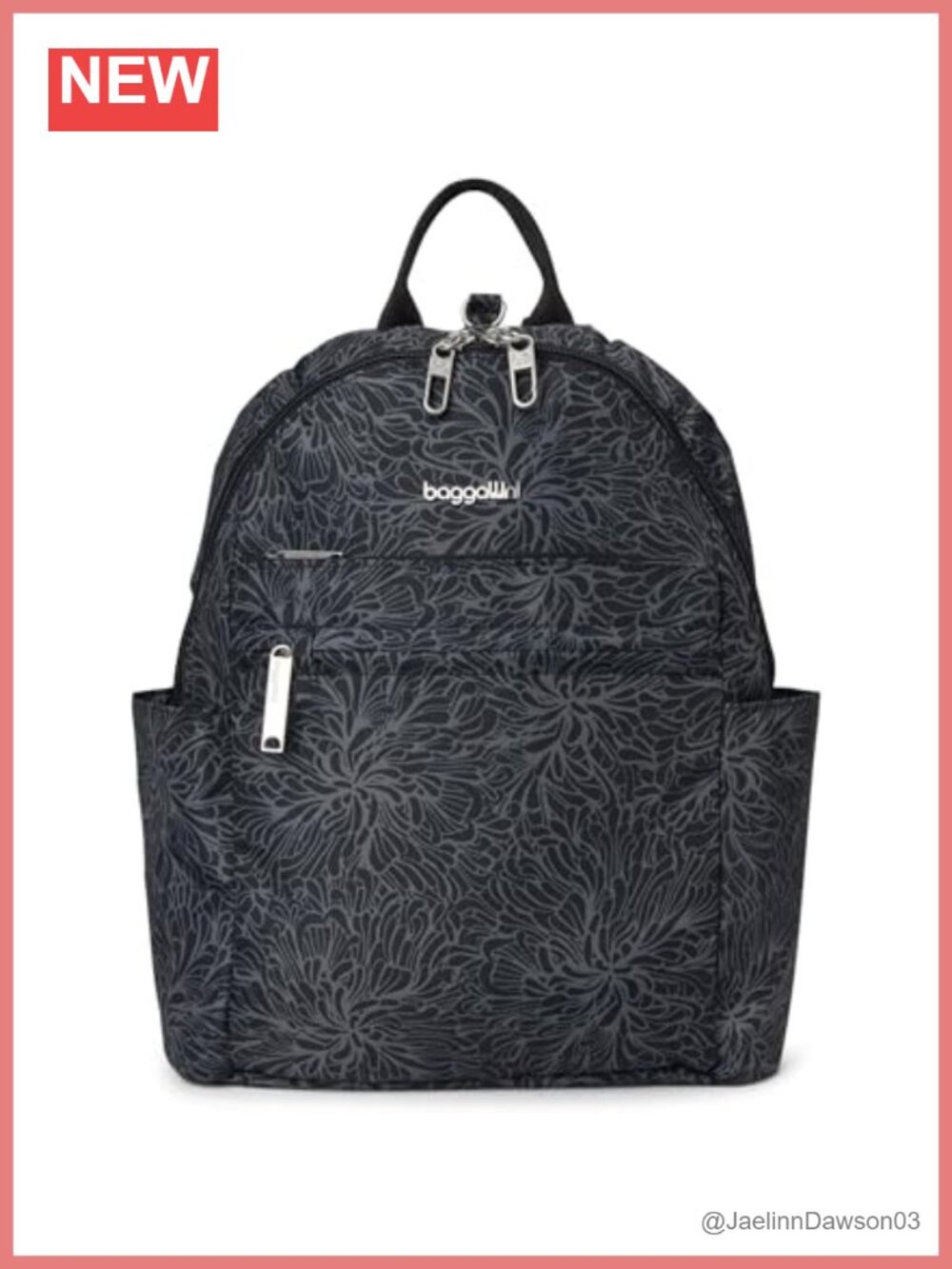 Anti-Theft Travel Backpack Slash-Resistant Nylon RFID Locking Daypack 8.5L